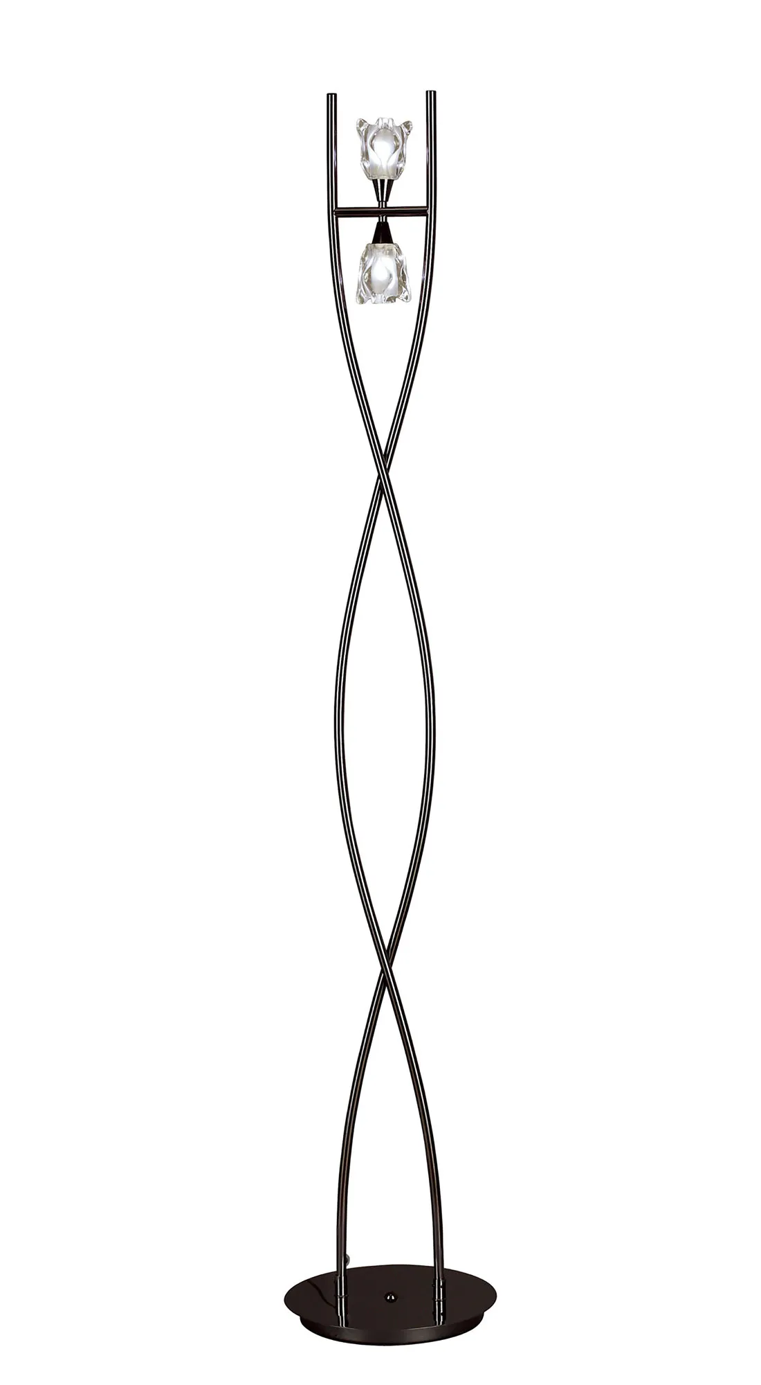 Amel Black Chrome Floor Lamps Mantra Multi Head Floor Lamps Amel Black Chrome Floor Lamps Mantra Multi Head Floor Lamps